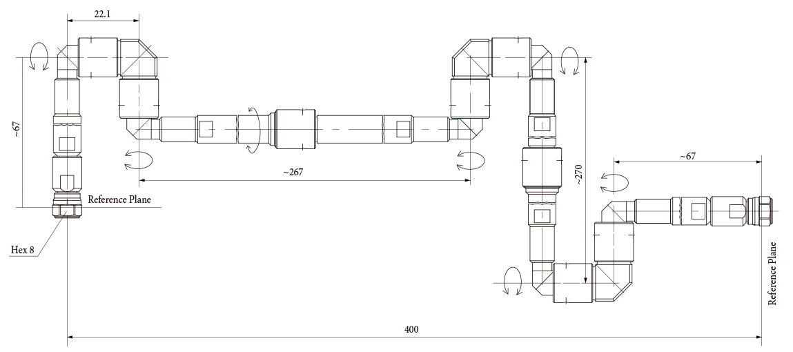 ��·��ת�ؽ� RJ518016 DC to 26.5 GHz 3.5mm M ��ͷ
